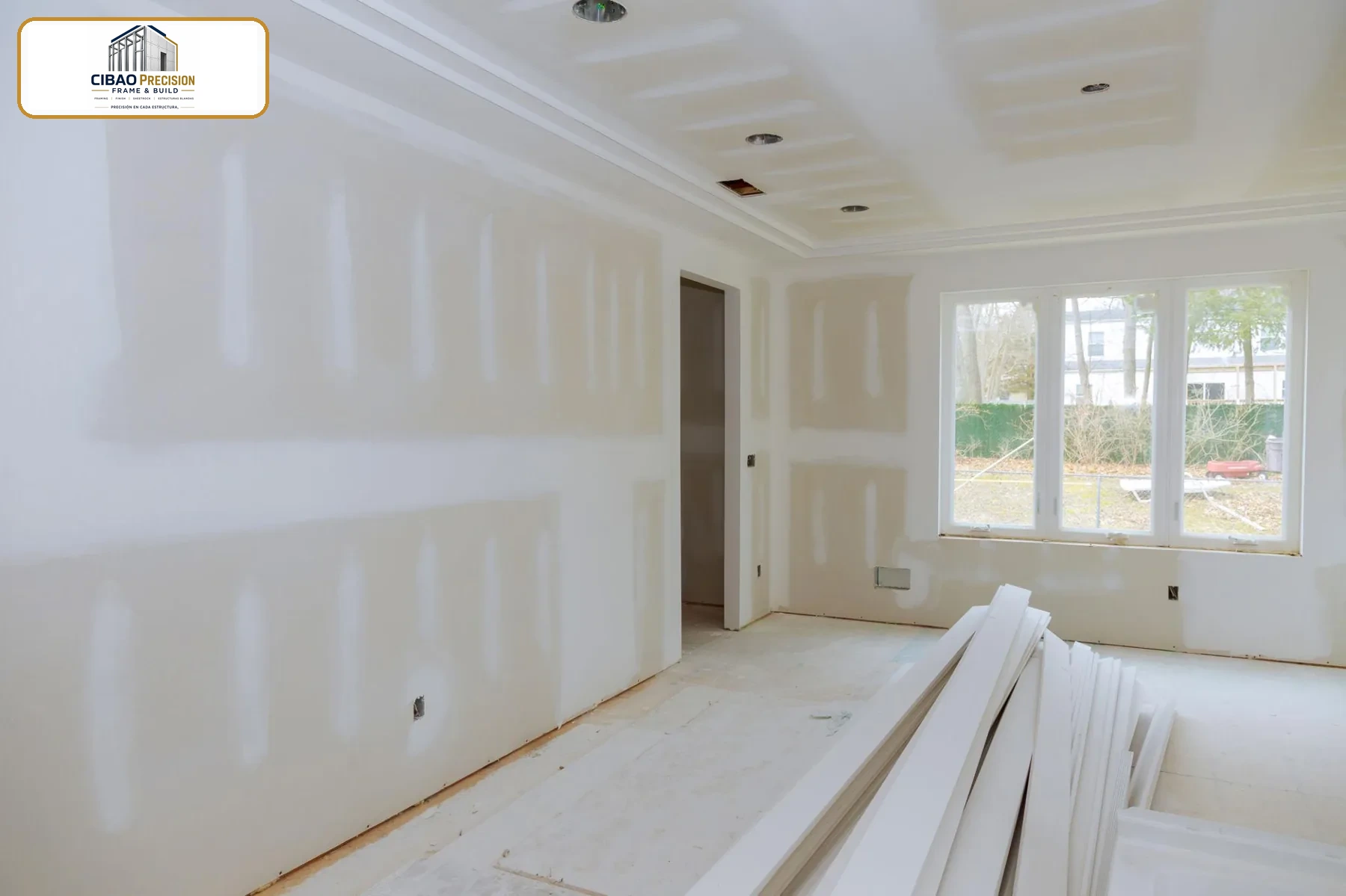 Trabajo de techo y finish interior